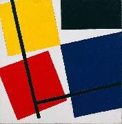 Theo van Doesburg Simultaneous Counter-Composition. oil painting artist